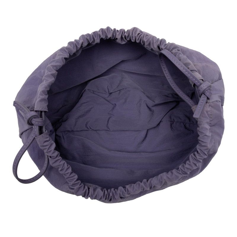 Bottega Veneta the Shell Crossbody Shoulder Bag 2-Way Purple Leather