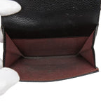 Chanel Quilted CC Logo Bifold Wallet Black Caviar Leather