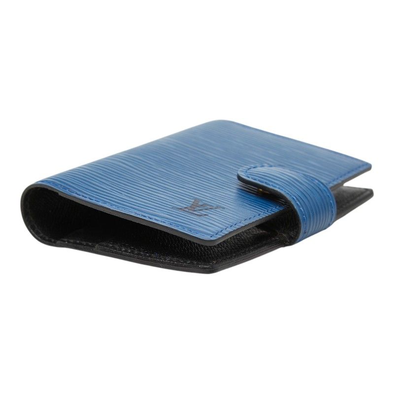 Louis Vuitton Epi Mini Agenda Notebook Cover Toledo Blue Leather