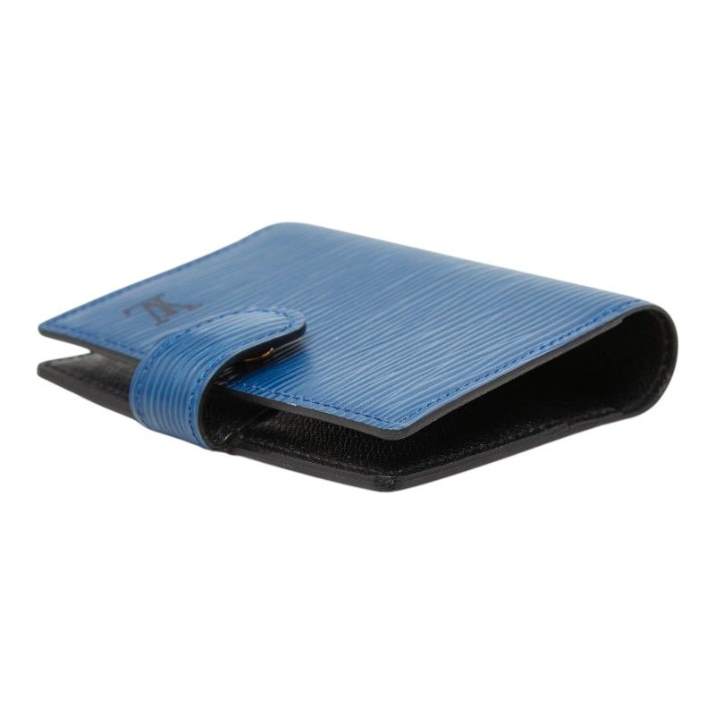 Louis Vuitton Epi Mini Agenda Notebook Cover Toledo Blue Leather
