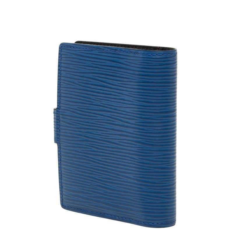 Louis Vuitton Epi Mini Agenda Notebook Cover Toledo Blue Leather