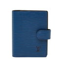 Louis Vuitton Epi Mini Agenda Notebook Cover Toledo Blue Leather