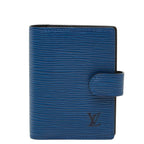 Louis Vuitton Epi Mini Agenda Notebook Cover Toledo Blue Leather