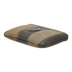 Fendi Pecan Coin Purse Black Brown Leather