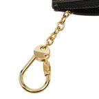 Fendi Pecan Coin Purse Black Brown Leather