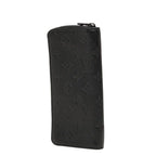 Louis Vuitton Monogram Shadow Zippy Wallet Vertical Zip Around Black Leather