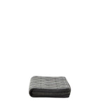 Louis Vuitton Monogram Shadow Zippy Wallet Vertical Zip Around Black Leather