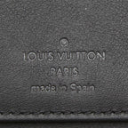 Louis Vuitton Monogram Shadow Zippy Wallet Vertical Zip Around Black Leather