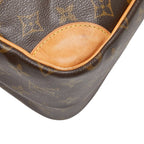 Louis Vuitton Monogram Nile Crossbody Shoulder Bag Brown Leather