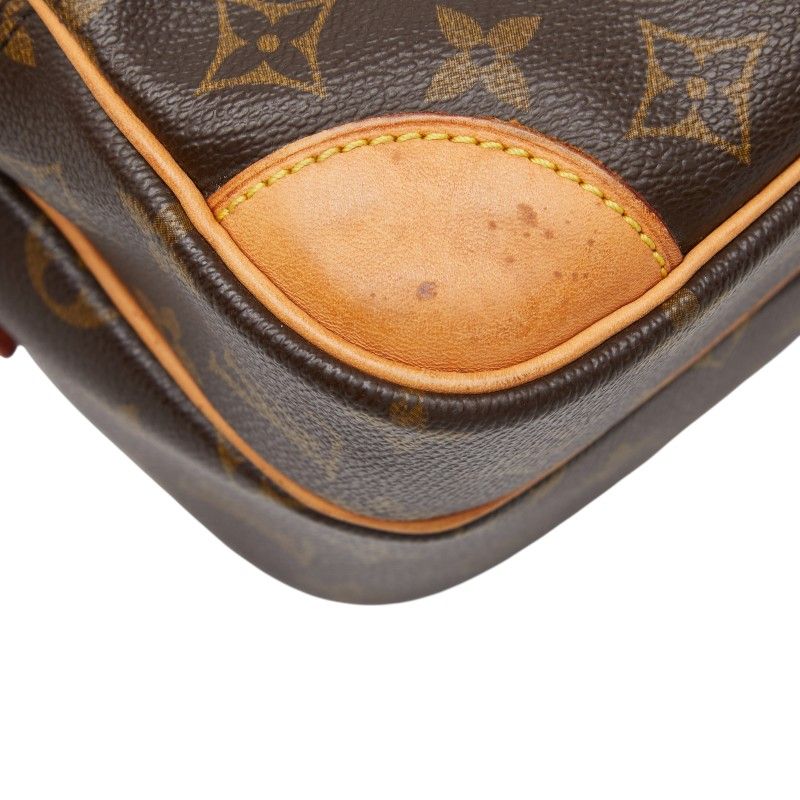 Louis Vuitton Monogram Nile Crossbody Shoulder Bag Brown Leather