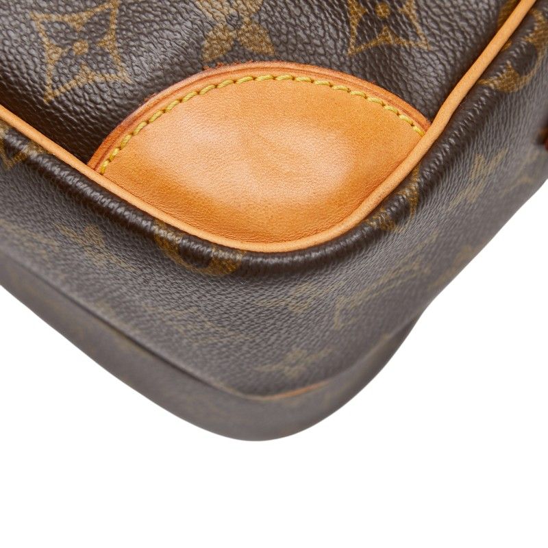 Louis Vuitton Monogram Nile Crossbody Shoulder Bag Brown Leather