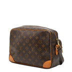 Louis Vuitton Monogram Nile Crossbody Shoulder Bag Brown Leather