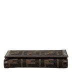 Fendi Zucca Bifold Wallet 008 Brown Canvas Leather