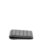 Bottega Veneta Intrecciato Card Case Business Holder Black Leather