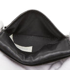 Bottega Veneta Intrecciato Card Case Business Holder Black Leather
