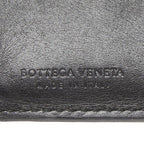 Bottega Veneta Intrecciato Card Case Business Holder Black Leather