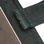 Louis Vuitton Taiga Agenda PM Notebook Cover Esepia Green Leather