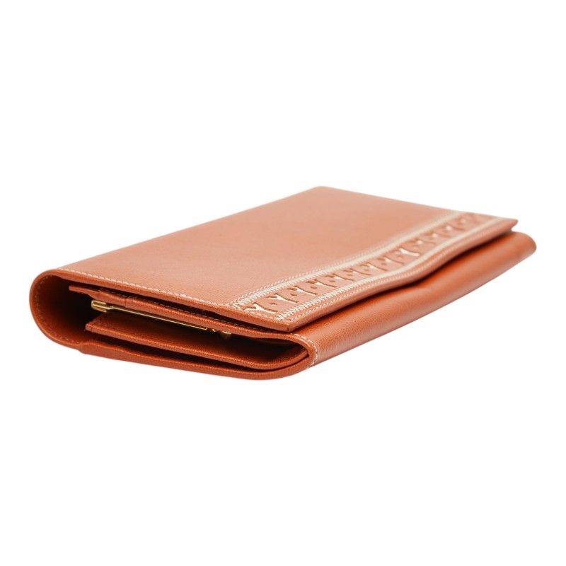 Saint Laurent Vintage Line Wallet Brown Leather