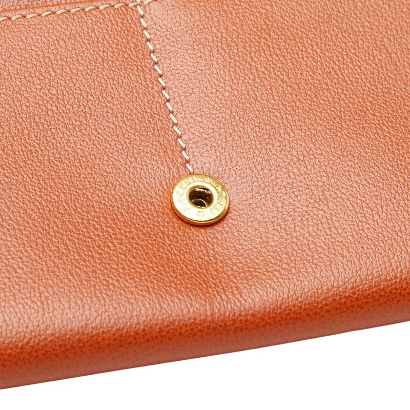 Saint Laurent Vintage Line Wallet Brown Leather