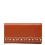Saint Laurent Vintage Line Wallet Brown Leather