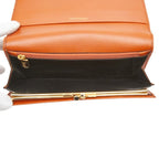 Saint Laurent Vintage Line Wallet Brown Leather