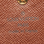 Louis Vuitton Monogram Porte-Monnaie Guse Coin Purse Brown Leather
