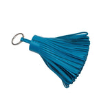 Hermes Carmen Key Sling Bag Charm Blue Agneau Milo