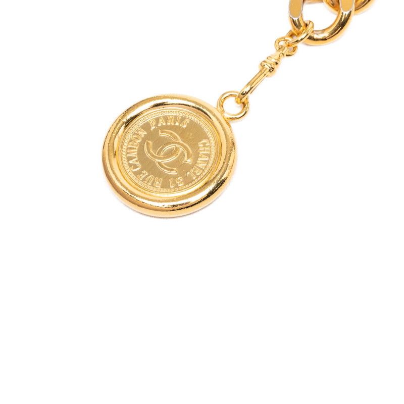 Chanel Vintage Logo Chain Belt Gold Plated