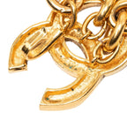 Chanel Vintage CC Logo Triple Strand Chain Belt Gold Plated