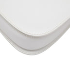 Gucci Bamboo 2-Way Shoulder Bag White Leather