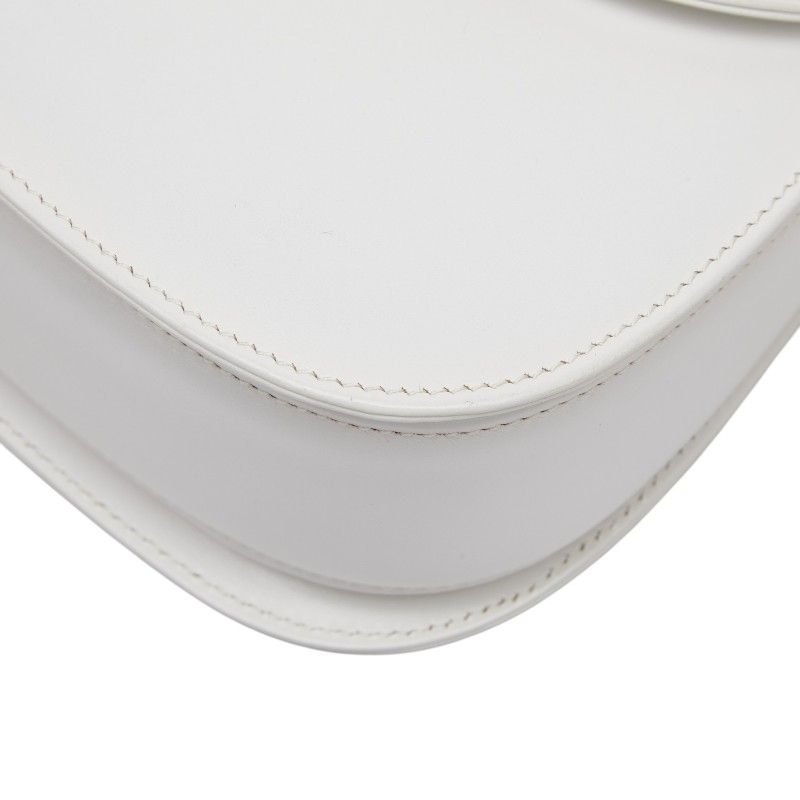 Gucci Bamboo 2-Way Shoulder Bag White Leather