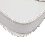 Gucci Bamboo 2-Way Shoulder Bag White Leather