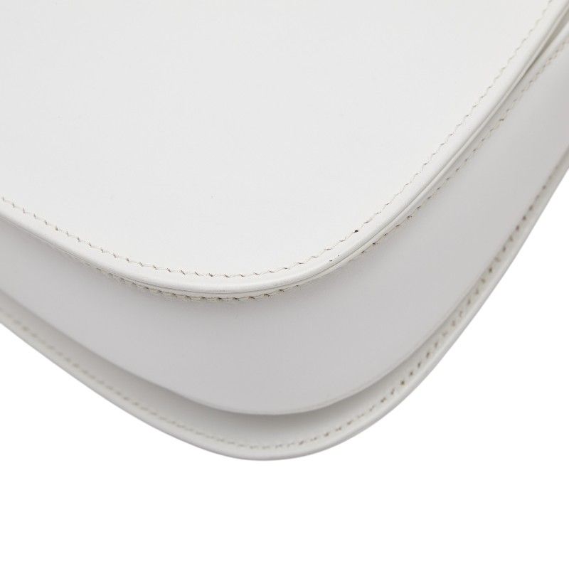 Gucci Bamboo 2-Way Shoulder Bag White Leather