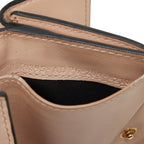 Fendi Roma Micro Trifold Wallet Compact Pink Leather