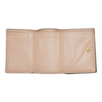 Fendi Roma Micro Trifold Wallet Compact Pink Leather