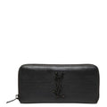 Saint Laurent YSL Logo Croco Wallet