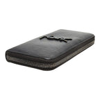 Saint Laurent YSL Logo Croco Wallet