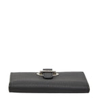 Dior Normandy Card Case Black Leather