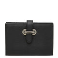 Dior Normandy Card Case Black Leather
