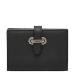 Dior Normandy Card Case Black Leather