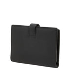 Dior Normandy Card Case Black Leather
