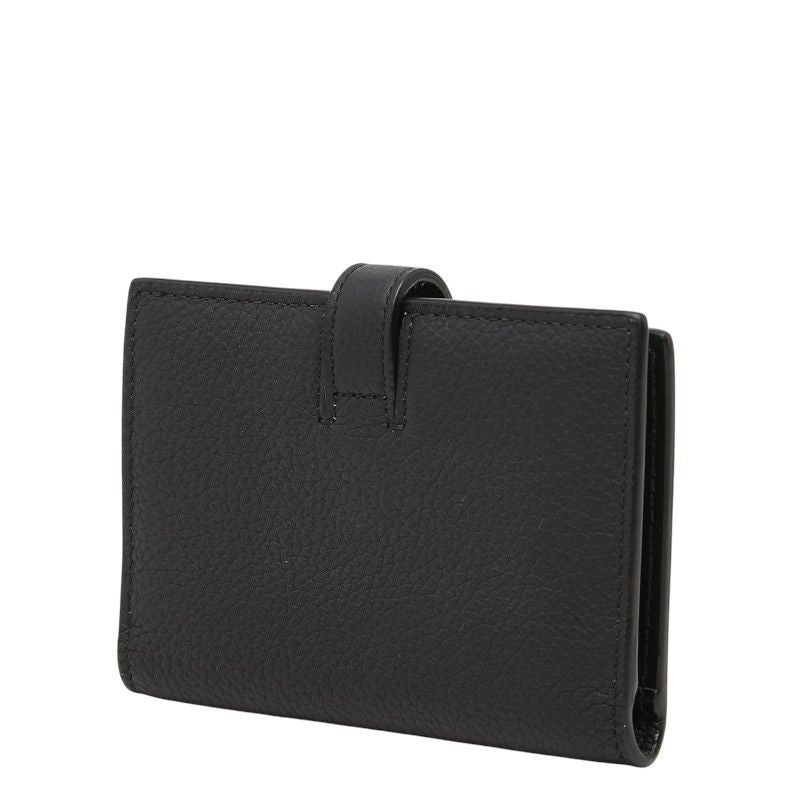 Dior Normandy Card Case Black Leather