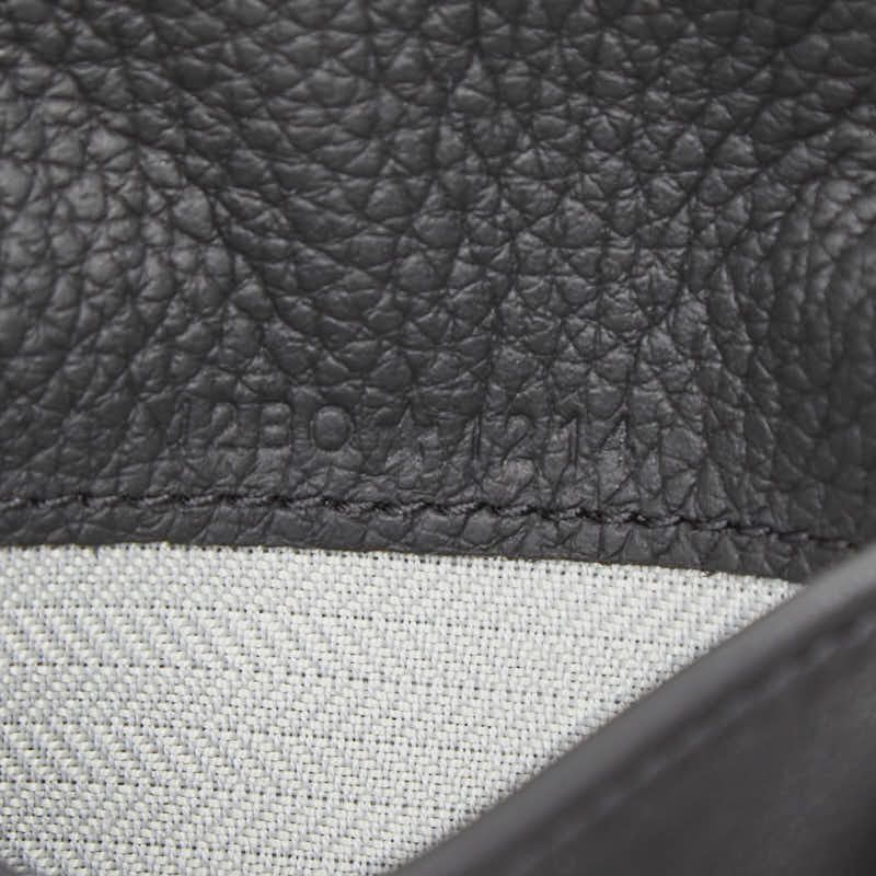 Dior Normandy Card Case Black Leather