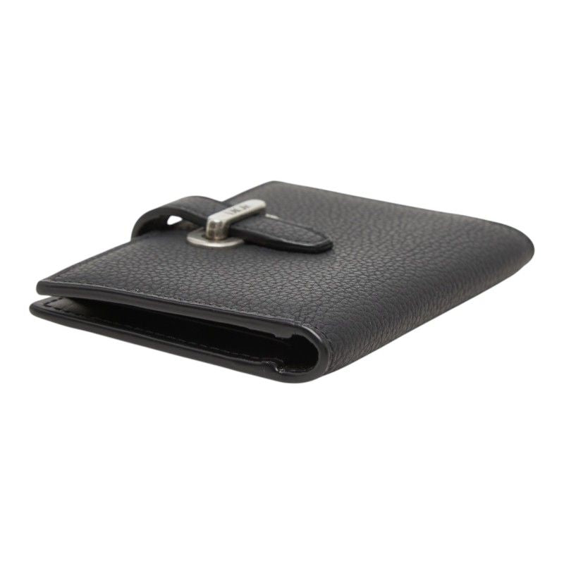 Dior Normandy Card Case Black Leather
