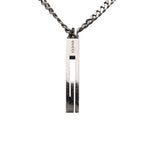 Gucci Cutout Necklace Silver