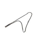 Gucci Cutout Necklace Silver