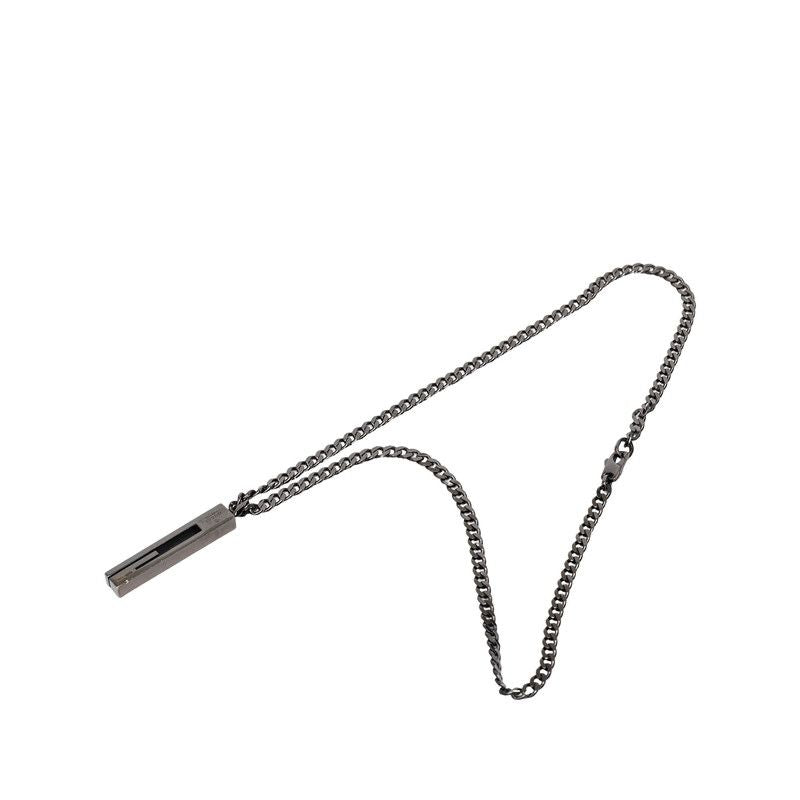 Gucci Cutout Necklace Silver