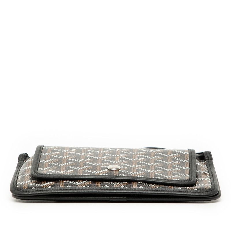 Goyard Plumet Shoulder Bag Pouch Wallet Black Multicolor Leather — view 3