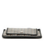 Goyard Plumet Shoulder Bag Pouch Wallet Black Multicolor Leather — view 3