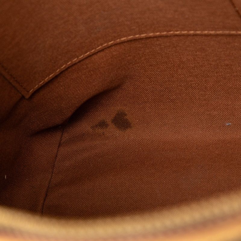 Louis Vuitton Monogram Palermo PM Shoulder Bag 2-Way Brown Leather